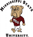 Mississippi State Bulldogs 1986-2008 Mascot Logo Iron On Transfer