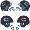 Chicago Bears Helmet Logo Iron On Transfer