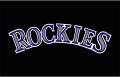 Colorado Rockies 1993-2016 Batting Practice Logo Print Decal