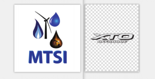 MTSI and XTO logo Iron On Transfer