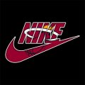 Miami Heat Nike logo Print Decal