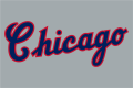 Chicago White Sox 1987-1990 Jersey Logo 02 Print Decal