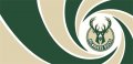 007 Milwaukee Bucks logo Print Decal