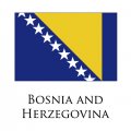 Bosnia and Herzegovina flag logo Iron On Transfer