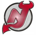 New Jersey Devils Plastic Effect Logo Print Decal