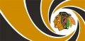 007 Chicago Blackhawks logo Print Decal