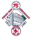 Boston Red Sox 1987 Stadium Logo Iron On Transfer