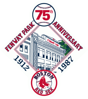 Boston Red Sox 1987 Stadium Logo Print Decal