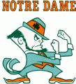 Notre Dame Fighting Irish 1963-1983 Mascot Logo 02 Print Decal