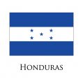 Honduras flag logo Iron On Transfer