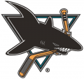 San Jose Sharks 1991 92-1997 98 Primary Logo Print Decal