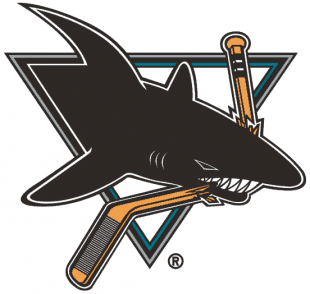 San Jose Sharks 1991 92-1997 98 Primary Logo Print Decal