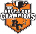 BC Lions 2011 Champion Logo Print Decal