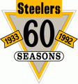 Pittsburgh Steelers 1992 Anniversary Logo Print Decal