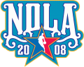 NBA All-Star Game 2007-2008 Wordmark Logo Iron On Transfer