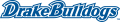 Drake Bulldogs 2015-Pres Wordmark Logo 03 Iron On Transfer