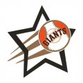 San Francisco Giants Baseball Goal Star logo Print Decal