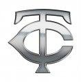 Minnesota Twins Silver Logo Print Decal