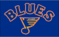 St. Louis Blues 1985 86-1986 87 Jersey Logo Print Decal