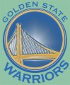 Golden State Warriors Plastic Effect Logo Iron On Transfer