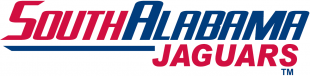 South Alabama Jaguars 2008-Pres Wordmark Logo Print Decal