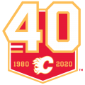 Calgary Flames 2019 20 Anniversary Logo Print Decal