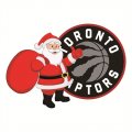 Toronto Raptors Santa Claus Logo Iron On Transfer