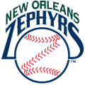 New Orleans Zephyrs 1998-2004 Primary Logo Print Decal
