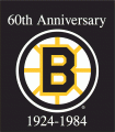 Boston Bruins 1983 84 Anniversary Logo Print Decal