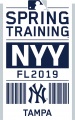 New York Yankees 2019 Event Logo Iron On Transfer