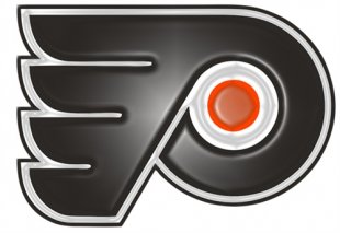 Philadelphia Flyers Plastic Effect Logo Iron On Transfer