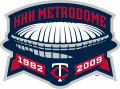 Minnesota Twins 2009 Stadium Logo Print Decal