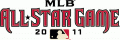 MLB All-Star Game 2011 Wordmark 02 Logo Print Decal