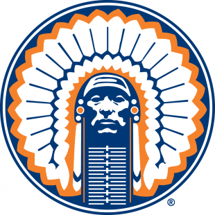 Illinois Fighting Illini 1989-2003 Primary Logo Print Decal