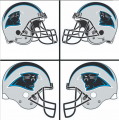 Carolina Panthers Helmet Logo Iron On Transfer