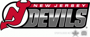 New Jersey Devils 1999 00 Wordmark Logo Print Decal
