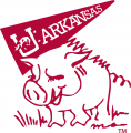 Arkansas Razorbacks 1969-1974 Mascot Logo Print Decal