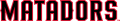 Cal State Northridge Matadors 2014-Pres Wordmark Logo 02 Print Decal