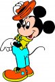 Mickey Mouse Logo 32 Iron On Transfer