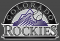 Colorado Rockies Plastic Effect Logo Print Decal