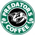Nashville Predators Starbucks Coffee Logo Print Decal