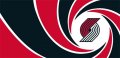 007 Portland Trail Blazers logo Print Decal