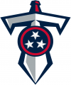 Tennessee Titans 1999-Pres Alternate Logo Print Decal
