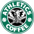 Oakland Athletics Starbucks Coffee Logo Iron On Transfer