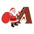 Arizona Diamondbacks Santa Claus Logo Iron On Transfer