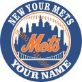 New York Mets Customized Logo Iron On Transfer