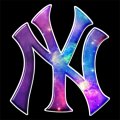Galaxy New York Yankees Logo Print Decal