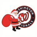 Washington Nationals Santa Claus Logo Print Decal