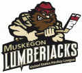 Muskegon Lumberjacks 2010 11-2011 12 Primary Logo Print Decal