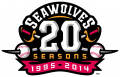 Erie SeaWolves 2014 Anniversary Logo Iron On Transfer